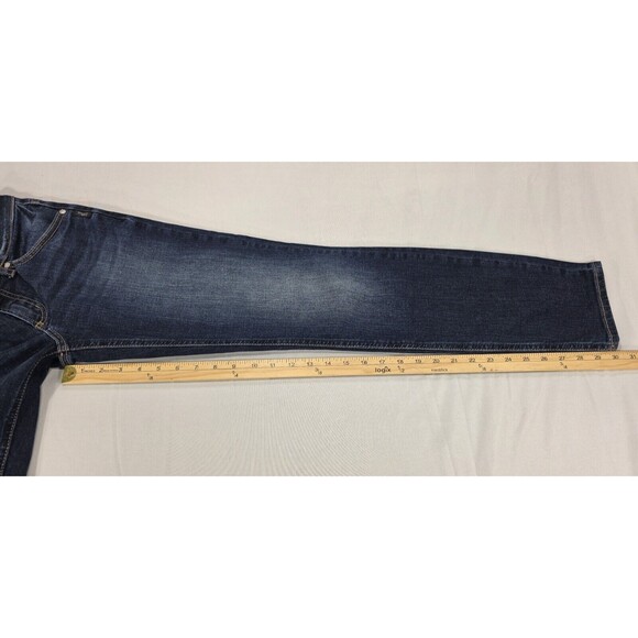 SILVER Womens Jeans Boyfriend Mid Rise Straight Slim Leg Stretch Denim 24x29 EUC - Picture 12 of 14